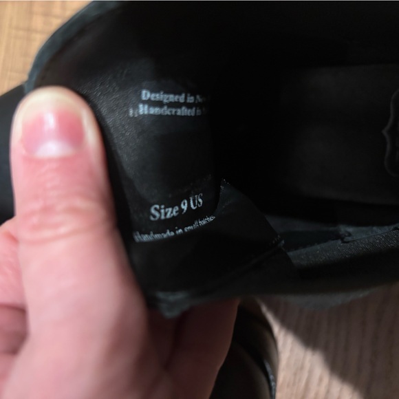 Thursday Duchess Black Leather Ankle Boots - Picture 12 of 12